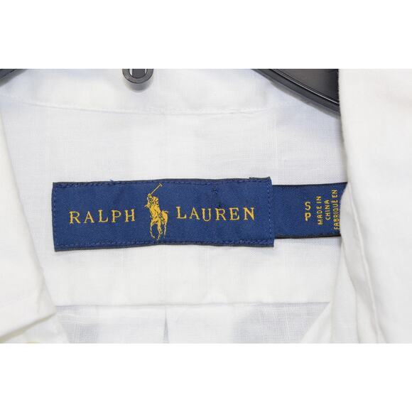 Polo Ralph Lauren USA Flag Linen Blend Button Shirt Mens Size Small NEW - Picture 6 of 8